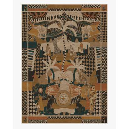 La Joie Natural Multicolour Rug by Architectural Digest - 305 x 425 cm - All-In-One Rug