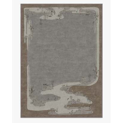 Mushroom Dream Grey Taupe Rug by Architectural Digest - 305 x 425 cm - All-In-One Rug