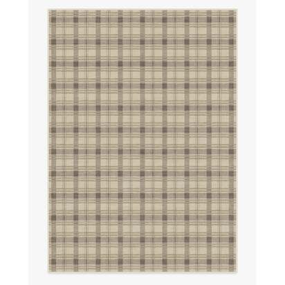 Piper Plaid Neutral Rug - 305 x 425 cm - All-In-One Rug