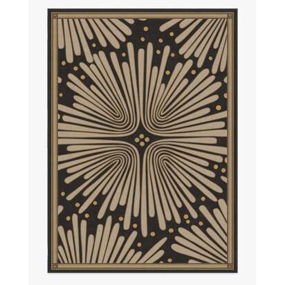 Gatsby Black & Gold Rug by Jonathan Adler - 305 x 425 cm - All-In-One Rug