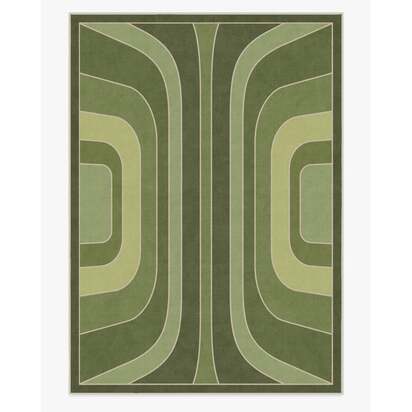Paradox Green Rug by Jonathan Adler - 305 x 425 cm - All-In-One Rug