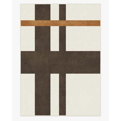 Scala Ivory & Brown Rug by The Local Project - 305 x 425 cm - All-In-One Rug