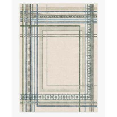 Callie Blue & Green Rug - 305 x 425 cm - All-In-One Rug