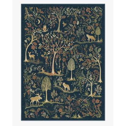 Wilder Blue Multicolour Rug - 305 x 425 cm - All-In-One Rug