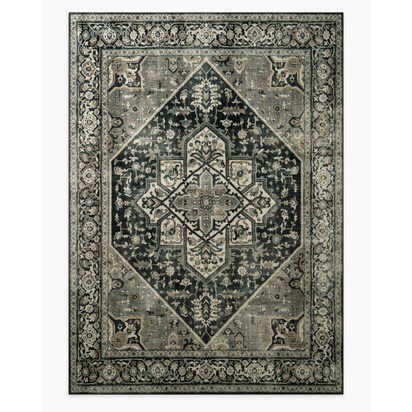 Santiago Soft Black Rug - 305 x 425 cm - All-In-One Rug