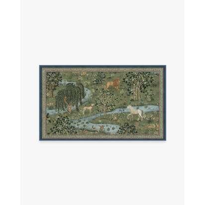 Owl & Willow Green Rug by Morris & Co. - 305 x 425 cm - All-In-One Rug