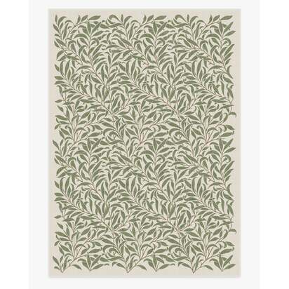 Pure Willow Boughs Green Rug by Morris & Co. - 305 x 425 cm - All-In-One Rug