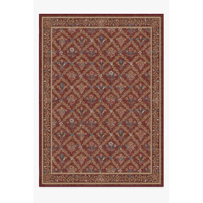 Bellflowers Amber Red Rug by Morris & Co. - 305 x 425 cm - All-In-One Rug