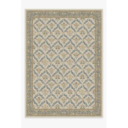 Bellflowers Ivory & Gold Rug by Morris & Co. - 305 x 425 cm - All-In-One Rug