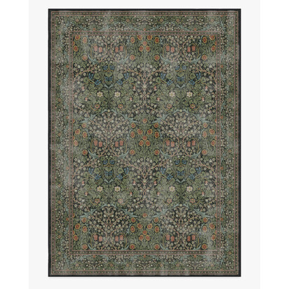 Blackthorn Forest Green Rug by Morris & Co. - 305 x 425 cm - All-In-One Rug