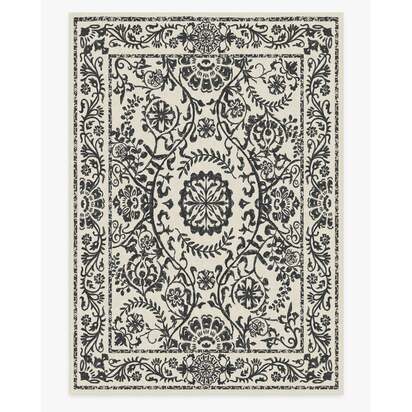 Delphina Black & White Rug - 305 x 425 cm - All-In-One Rug