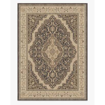 Adeline Dark Wood Rug - 305 x 425 cm - All-In-One Rug