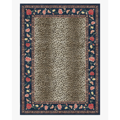 Kensington Sapphire & Brown Rug by RIXO - 305 x 425 cm - All-In-One Rug