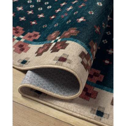 Clove Navy Rug by Anthropologie - 305 x 425 cm - All-In-One Rug
