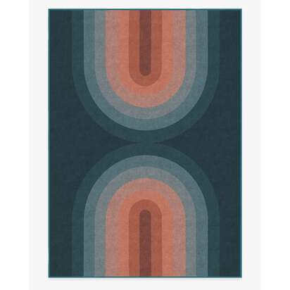 Absida Teal Rug - 305 x 425 cm - All-In-One Rug