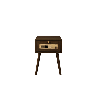Croxley 1 Drawer Rattan Bedside