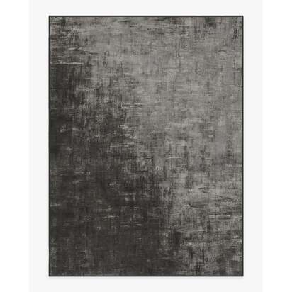 Impasto Greyscale Flatwoven Rug - 275 x 365 cm - Rug + Cushioned Pad System
