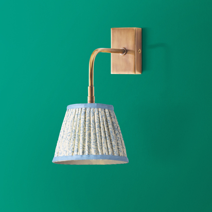 Matchbox rechargeable wall fitting in antique brass
