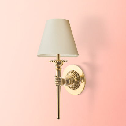 Brighton wall fitting in brass