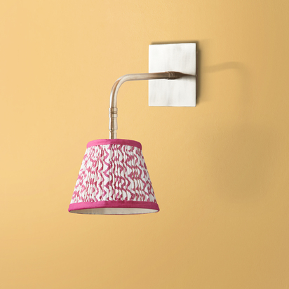 Stevie rechargeable wall fitting in antique silver