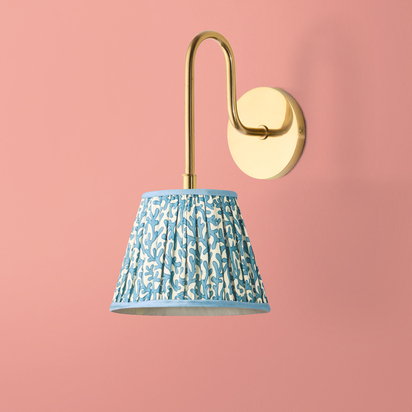 Abigail rechargeable wall fitting in antique brass