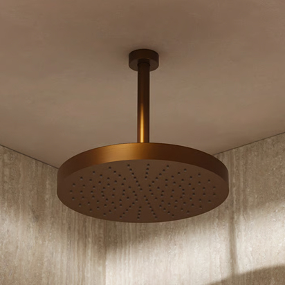Crosswater MPRO 200mm Ceiling Shower Arm - Brushed Bronze
