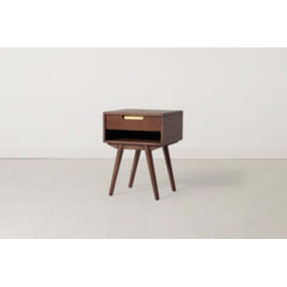 Bedside Table 01, Walnut
