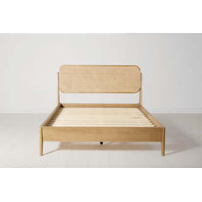 Bed 04 Double Bed, Oak