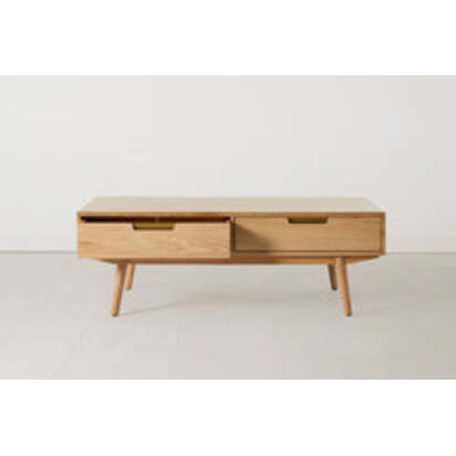 Coffee Table 01, Oak / Four drawers
