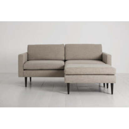 Model 01 2-Seater Sofa with Ottoman, Pumice