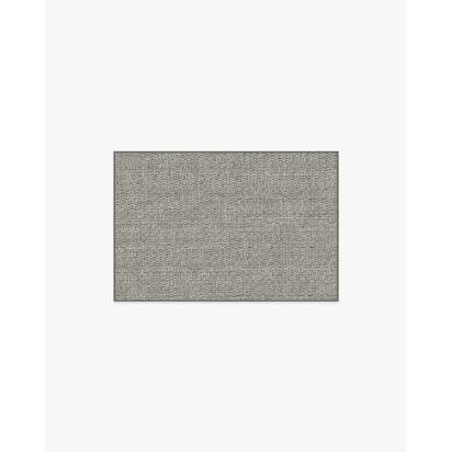 Bower Grey Flatwoven Rug - 60 x 90 cm - Rug + Cushioned Pad System