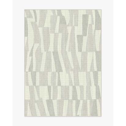 Enzo Soft Grey Flatwoven Rug - 150 x 215 cm - Rug + Cushioned Pad System