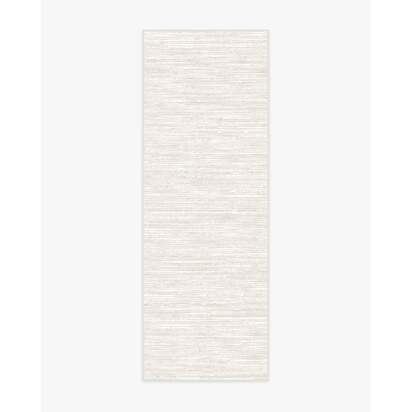 Flynn Ivory Flatwoven Rug - 75 x 215 cm - Rug + Pad System