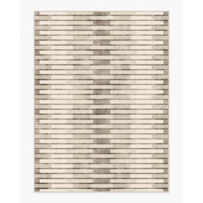 Hollis Grey Flatwoven Rug - 275 x 365 cm - Rug + Pad System