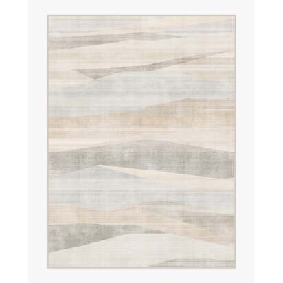 Leia Neutral Flatwoven Rug - 275 x 365 cm - Rug + Pad System