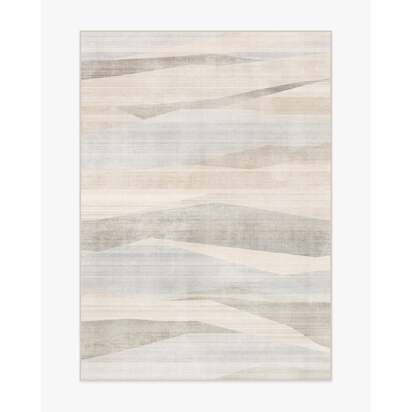 Leia Neutral Flatwoven Rug - 150 x 215 cm - Rug + Cushioned Pad System