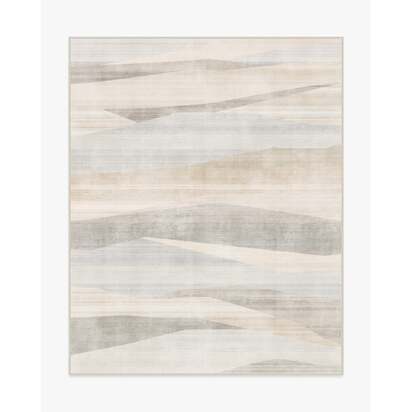 Leia Neutral Flatwoven Rug - 245 x 305 cm - Rug + Cushioned Pad System
