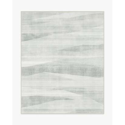 Leia Soft Grey Flatwoven Rug - 245 x 305 cm - Rug + Cushioned Pad System