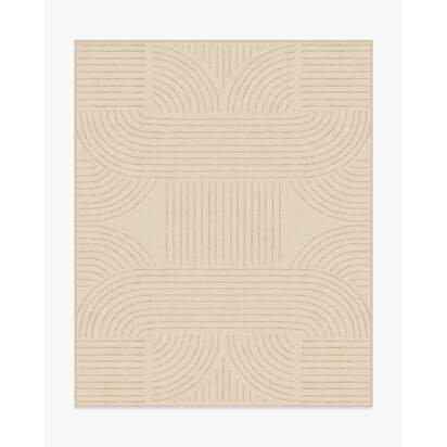 Callen Sand Flatwoven Rug - 245 x 305 cm - Rug + Cushioned Pad System