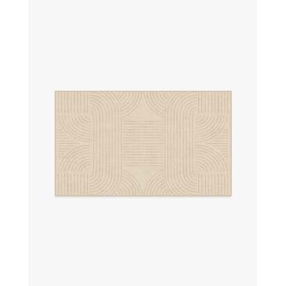 Callen Sand Flatwoven Rug - 275 x 365 cm - Rug + Cushioned Pad System