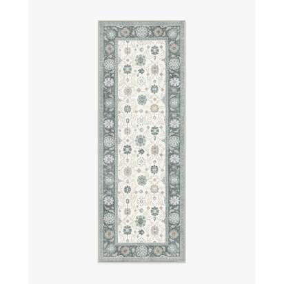 Pasha Grey Flatwoven Rug - 75 x 215 cm - Rug + Pad System