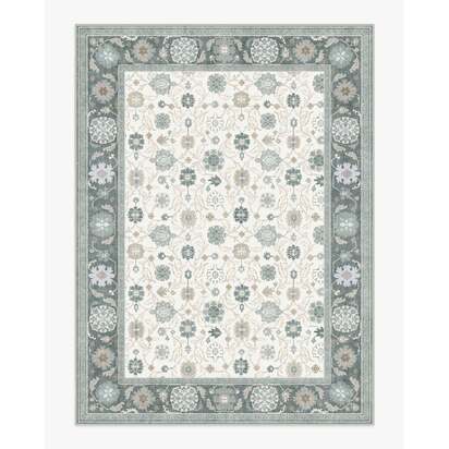 Pasha Grey Flatwoven Rug - 275 x 365 cm - Rug + Pad System