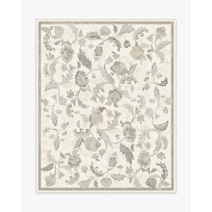 Plume Ivory Flatwoven Rug - 245 x 305 cm - Rug + Cushioned Pad System