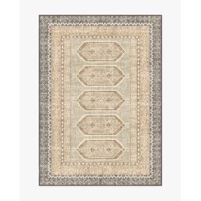 Tawnie Brown Flatwoven Rug - 150 x 215 cm - Rug + Cushioned Pad System