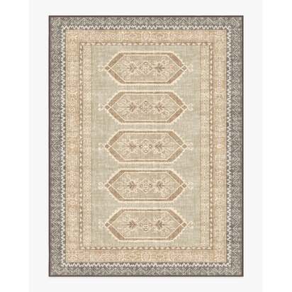 Tawnie Brown Flatwoven Rug - 275 x 365 cm - Rug + Cushioned Pad System