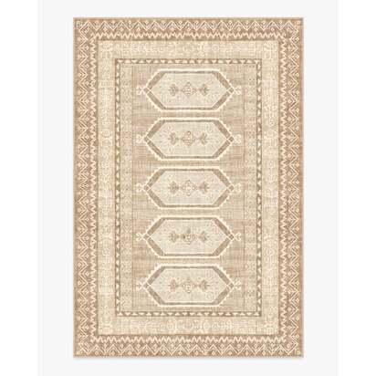 Tawnie Taupe & Cream Flatwoven Rug - 185 x 275 cm - Rug + Pad System
