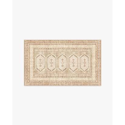 Tawnie Taupe & Cream Flatwoven Rug - 245 x 305 cm - Rug + Pad System