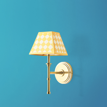 Single chukka rechargeable wall fitting in antique brass