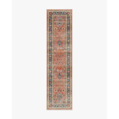 Calabria Coral Multicolour Rug - 75 x 305 cm - All-In-One Rug