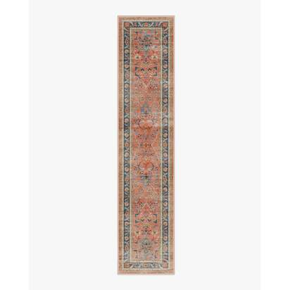 Calabria Coral Multicolour Rug - 75 x 365 cm - All-In-One Rug